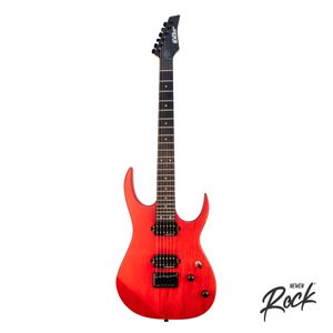 Guitarra Eléctrica Newen Rock Red Wood con Cuerpo Lenga Maciza