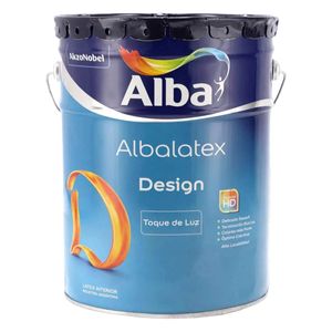 Albalatex Design Toque De Luz Pintura Latex Blanco 20lt
