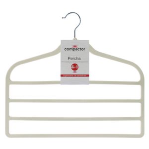 Set X 3 Perchas De Pantalón Terciopelo Optimizan Espacio