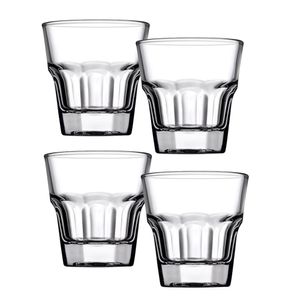Vaso Vasito Vidrio Soda Cafe Cortado Set X 4 Pasabahce 140 C