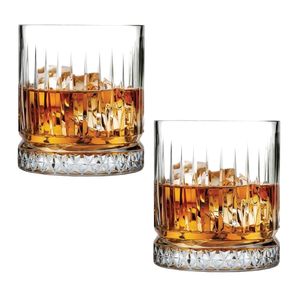 Set X 2 Vasos Whisky Tragos Vidrio Elysia Pasabahce