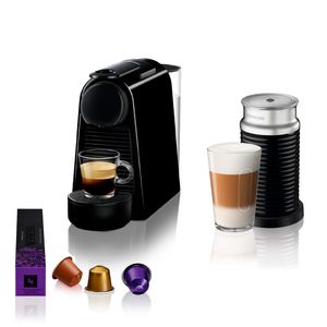 Cafetera Nespresso Essenza Mini D Negra+ Aeroccino 3