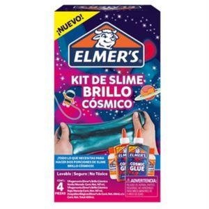Kit slime Elmers brillo cosmico x4