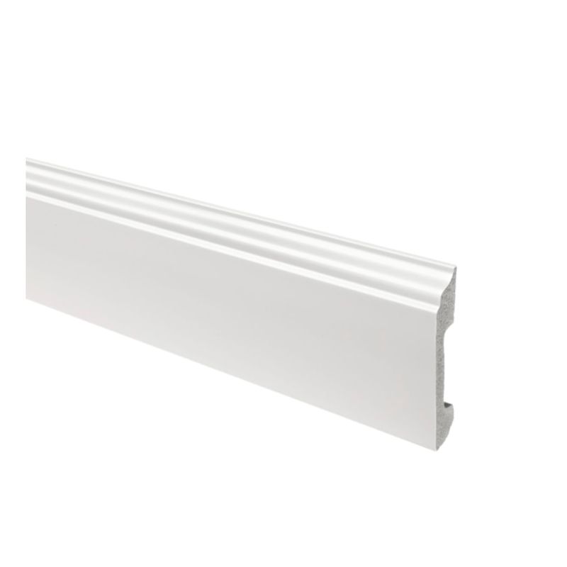 Zócalo Blanco mate Curves de Epsilon - 244 x 8 cm - Provincia Compras
