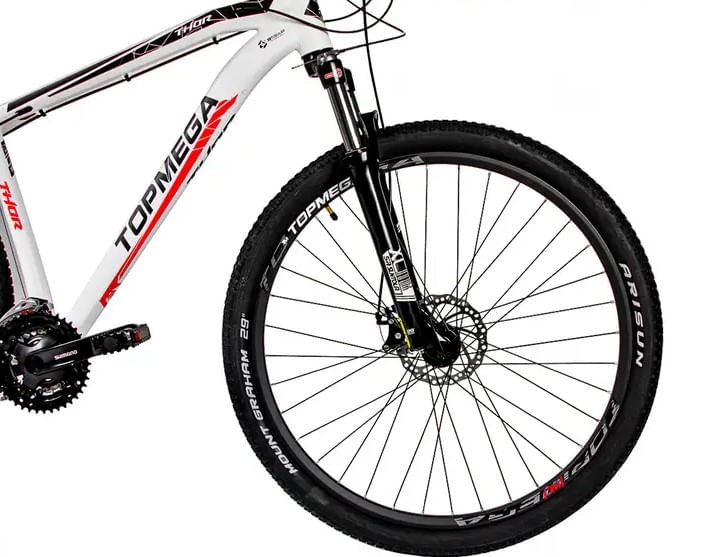 Bicicleta MTB Thor R29 Blanco Rojo Talle M 1006074 Provincia Compras