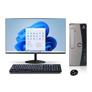PC EXO Ready D6-S5485 + Monitor 24" Intel Core I5 RAM 8GB 512 GB SSD W11
