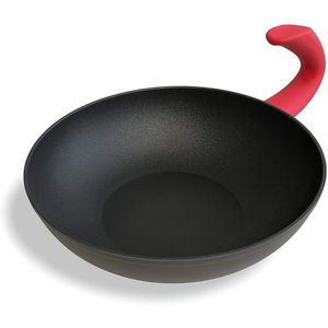 Domo Gzero Wok Japonés Diámetro 28 Cm Mango Ergonomico
