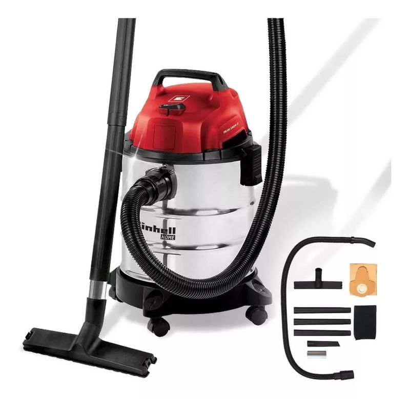 Aspiradora Inoxidable Einhell Polvo Agua 1250w Auto Hogar