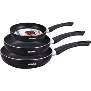 Set de sartenes de 3 Piezas Daewoo