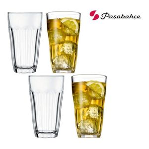 Vasos Copa Vidrio Basic X 4 Unid Licuado Jugo Agua Pasabahce