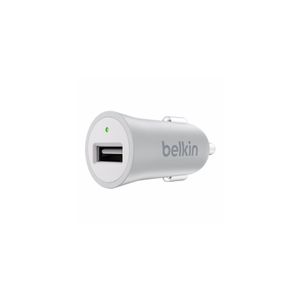 Cargador De Auto Belkin Single Plata