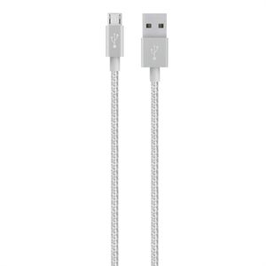 Cable Metálico Belkin Mixit De Micro-usb A Usb Plateado