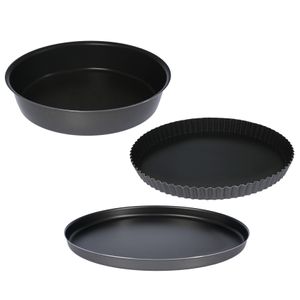 Bateria 3 piezas Tartera Tortera Pizzera Aston
