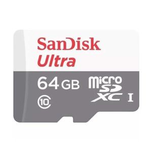 Memoria Sd Ultramicro Sandisk 64Gb C10 Con Adaptador