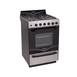 Cocina Mg Singer 5538F 4 Hornalla Acero Inox