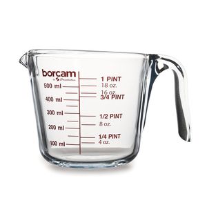 Jarra Medidora Vidrio Con Manija  500 ml Borcam Pasabahce