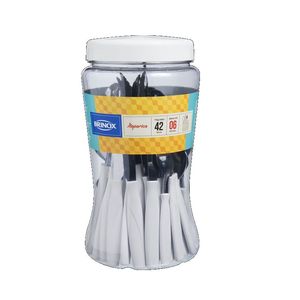 Juego De Cubiertos 42 Piezas -Blanco Brinox  6000/704