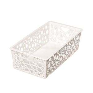 Canasto Organizador Contenedor Cesto Plastico28x13x8.5