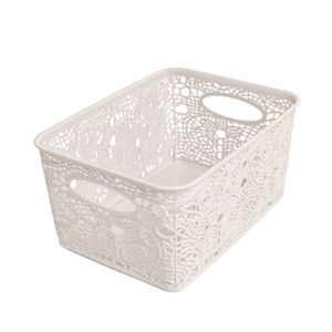 Canasto Organizador Contenedor Cesto Caja Plastico31x23x19
