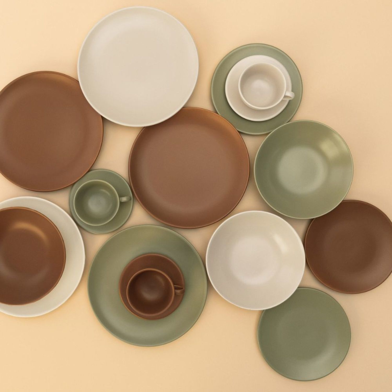 Juego Vajilla Set X30 Unni Avela Oxford Platos Y Tazas De Te