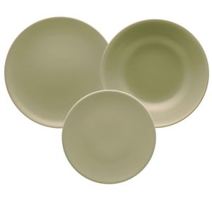 UNNI OLIVA - JUEGO DE VAJILLA X 12 PIEZAS OXFORD