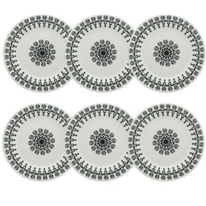 FOLK - SET X 6 PLATOS PLAYOS 24 CM OXFORD
