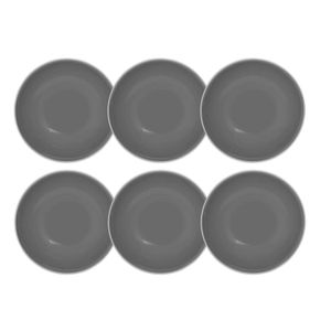 Unni Grey - Set x6 Platos Hondos 20 CM Oxford
