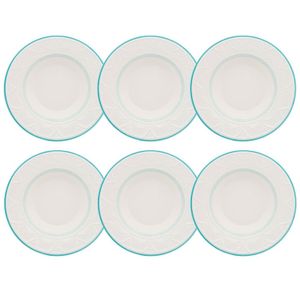 Serena Sky - Set x6 Platos Hondos 23 CM Oxford