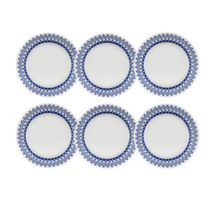 GRECIA - SET X 6 PLATOS POSTRE 18 CM OXFORD