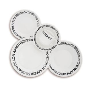 BON APPETIT - SET X 6 PLATOS PLAYOS 24 CM