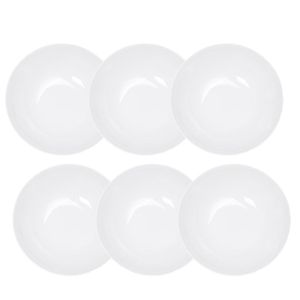 Unni White - Set x6 Platos Hondos 20 CM Oxford
