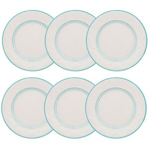 Serena Sky - Set x6 Platos Playos 26 CM Oxford