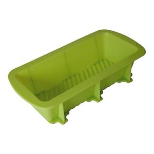 Molde Silicona 24cm Pan Budinera Verde Horno Microondas