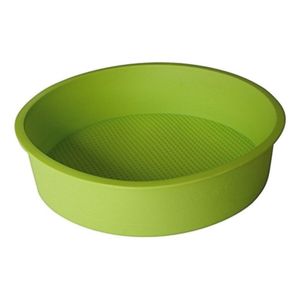 Tortera Molde Silicona 24cm Verde Horno Microondas