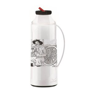 Termo Invicta 1l Firenze Pampeira Blanco C Ampolla De Vidrio