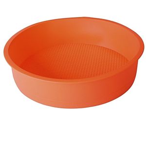Tortera Molde Silicona 24cm Naranja Apto Horno Microondas