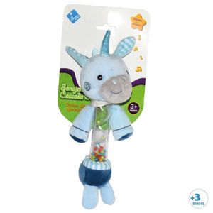 Sonajero Cascabel Colorido Unicornio Celeste 6784