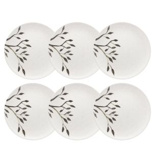SET X 6 PLATOS PLAYOS 26CM UNNI LILAC