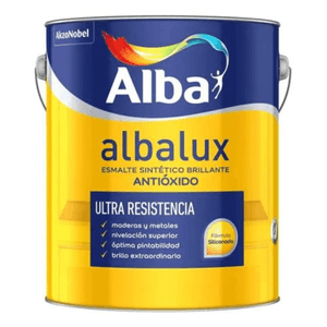 Albalux Esmalte Brillante con antióxido 4 litros