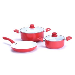 Set De Batería 5 Piezas Roja Carol 47220 ROJO