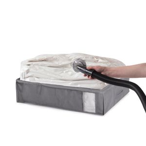 Bolsa Al Vacio Compactor Organizador Caja Guardado 145 Lts