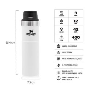 Vaso Termico One Hand Polar  591 Ml  Stanley 10-06441-027