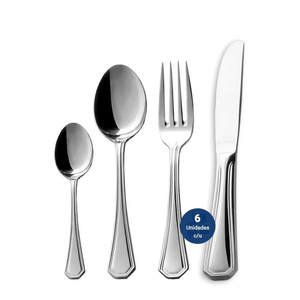 Juego 24 Piezas Carat con cuchillo de mesa VOLF