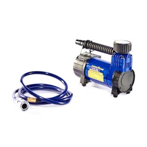 Compresor Portatil a 12v Pot. De Inflado 100 PSI Incluye Distintos Picos Goodyear