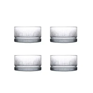 Set x 4 Bowl Dip Copetinero Recipiente Vidrio Servir Pasabahce