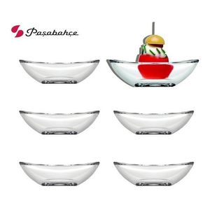 Set X 6 Unidades Mini Bowl Sojera Salsera Vidrio Dip 10 Cm Pasabahce