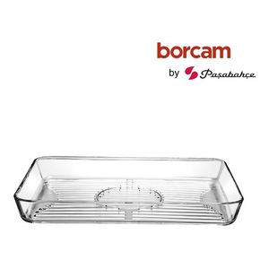 Fuente Rectangular  Horno Vidrio Borcam Grill