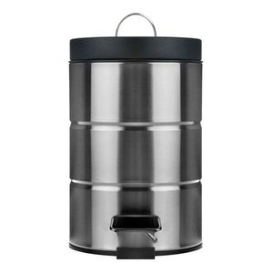 Cesto Tacho Basura 12 Litros C/ Pedal Acero Inoxidable Aston