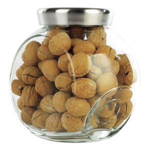 Frasco Vidrio P/ Galletitas Grande 2 Posiciones Tapa Acero