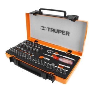 Set Kit Juego De Tubos Truper - 45 Piezas y Accesorios C/ Maletin De Metal